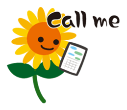 Sunflower field ( English ver. ) sticker #4644419