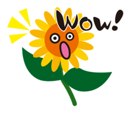 Sunflower field ( English ver. ) sticker #4644422