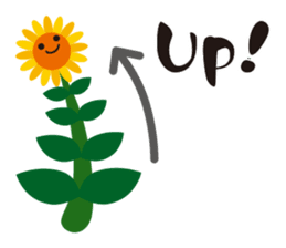 Sunflower field ( English ver. ) sticker #4644426
