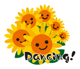 Sunflower field ( English ver. ) sticker #4644430