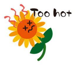 Sunflower field ( English ver. ) sticker #4644434