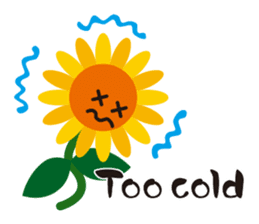 Sunflower field ( English ver. ) sticker #4644435