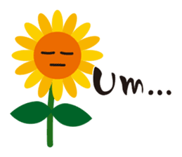 Sunflower field ( English ver. ) sticker #4644437