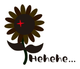 Sunflower field ( English ver. ) sticker #4644438
