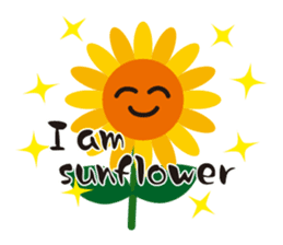 Sunflower field ( English ver. ) sticker #4644443
