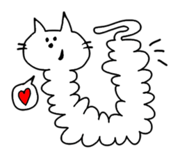 Cat of caterpillar sticker #4644808