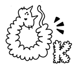 Cat of caterpillar sticker #4644810