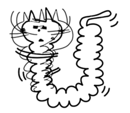 Cat of caterpillar sticker #4644812