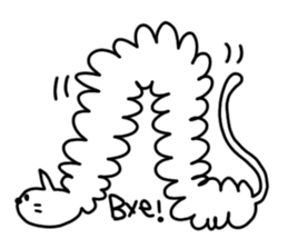 Cat of caterpillar sticker #4644813