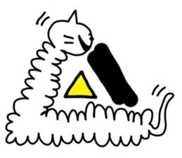 Cat of caterpillar sticker #4644822