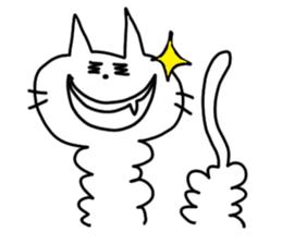 Cat of caterpillar sticker #4644826