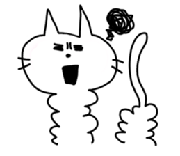 Cat of caterpillar sticker #4644827