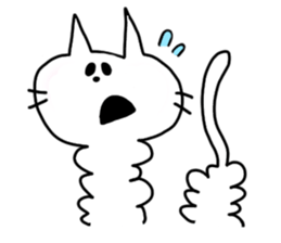Cat of caterpillar sticker #4644831