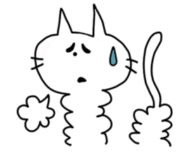Cat of caterpillar sticker #4644832