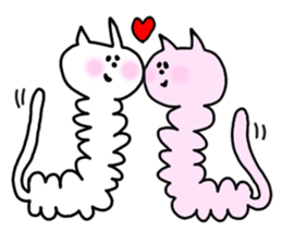 Cat of caterpillar sticker #4644834
