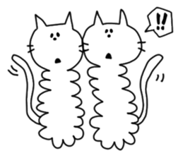 Cat of caterpillar sticker #4644835