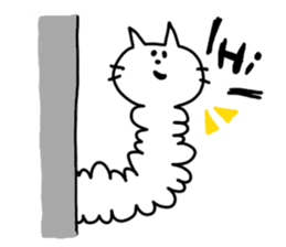 Cat of caterpillar sticker #4644838