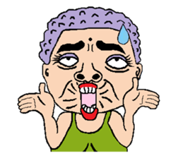 kimokawa-obasan(part2) sticker #4645227