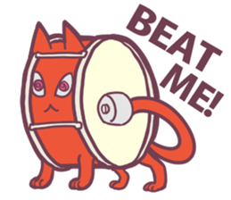 Strange Cat HEN-NYA sticker #4645376