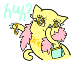 Strange Cat HEN-NYA sticker #4645378