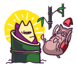 Strange Cat HEN-NYA sticker #4645390