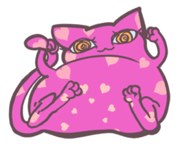 Strange Cat HEN-NYA sticker #4645395