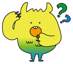 Fluffy Monster Mon sticker #4645532