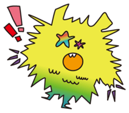 Fluffy Monster Mon sticker #4645533