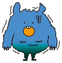 Fluffy Monster Mon sticker #4645534