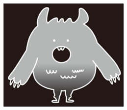 Fluffy Monster Mon sticker #4645535