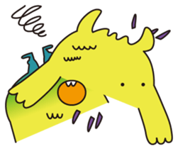 Fluffy Monster Mon sticker #4645537