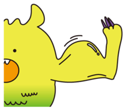 Fluffy Monster Mon sticker #4645539