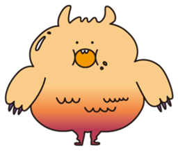 Fluffy Monster Mon sticker #4645540