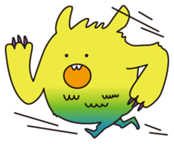 Fluffy Monster Mon sticker #4645542