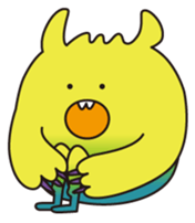 Fluffy Monster Mon sticker #4645544