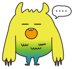 Fluffy Monster Mon sticker #4645548