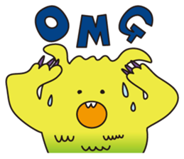 Fluffy Monster Mon sticker #4645553