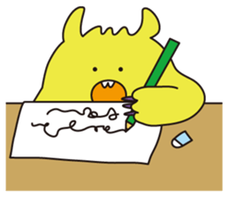 Fluffy Monster Mon sticker #4645560