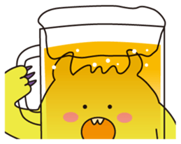 Fluffy Monster Mon sticker #4645562