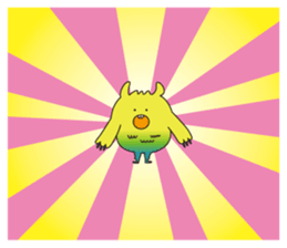 Fluffy Monster Mon sticker #4645563