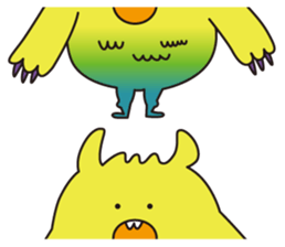 Fluffy Monster Mon sticker #4645565