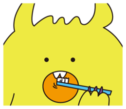 Fluffy Monster Mon sticker #4645566