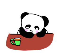 Anywhere panda sticker #4646376