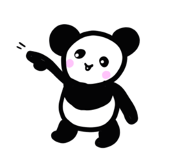 Anywhere panda sticker #4646398