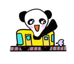 Anywhere panda sticker #4646404