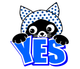 Black Cat Mighty Ver.2 sticker #4647700