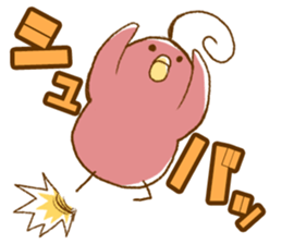 Little Uzai Ahoge birds2 sticker #4648012