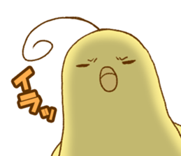 Little Uzai Ahoge birds2 sticker #4648021