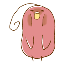 Little Uzai Ahoge birds2 sticker #4648026