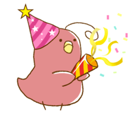 Little Uzai Ahoge birds2 sticker #4648033